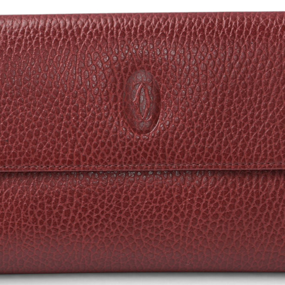 Cartier Tri-fold Wallet, Must de Cartier, Bordeaux